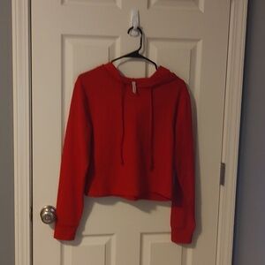 Hooded Cropped Long Sleeve